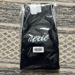 Black aerie play leggings size M long